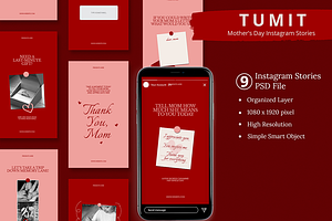 Mother's Day Instagram Story & Canva, a Social Media Template by Attype