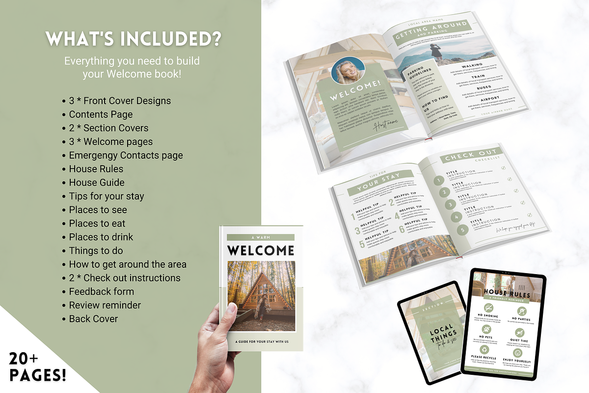 Airbnb HOST Bundle! 45+ Templates!, a Poster Template by Templatables (Photo 4 of 10)