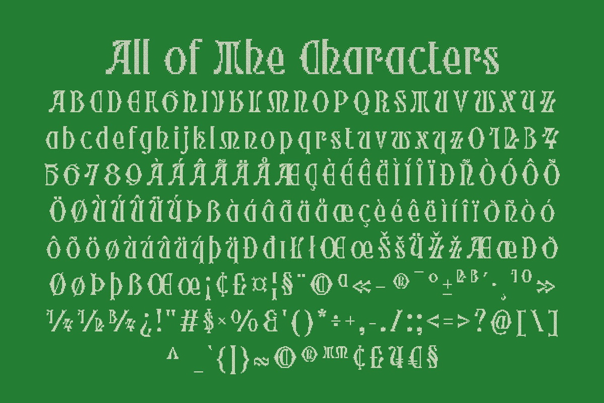 CS Ruskine Stitched, a Serif Font by Craft Supply Co. (Photo 8 of 8)