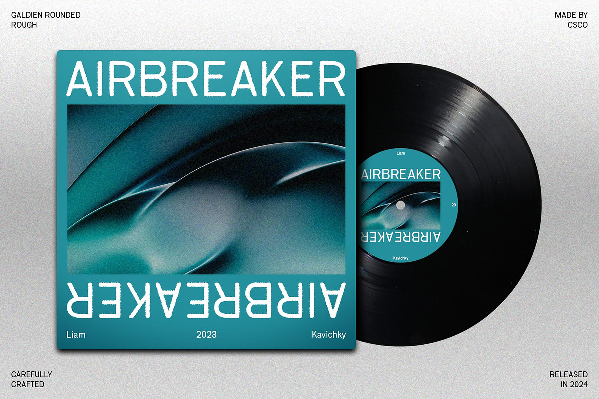 Galdien Rounded Rough, a Sans Serif Font by Craft Supply Co. (Photo 6 of 8)