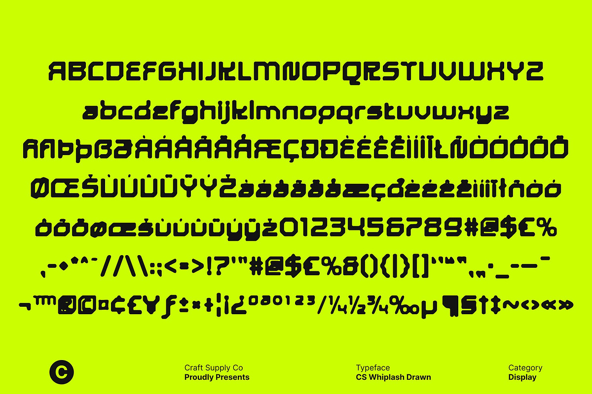 CS Whiplash Drawn, a Sans Serif Font by Craft Supply Co. (Photo 8 of 8)