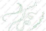 Mint Green Cute Watercolor Stars, an Illustration by ClipartBrat Graphics (Thumbnail 3 of 5)