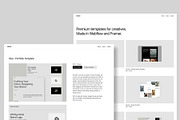 Nuro - Framer Portfolio Template, a Websites & App Template by PixaSquare (Thumbnail 3 of 3)