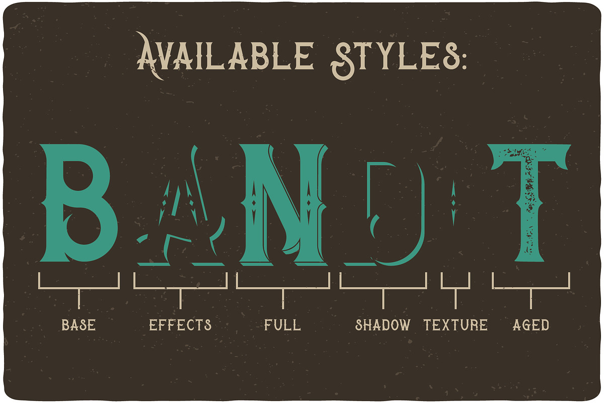 Bandidas Typeface preview 4