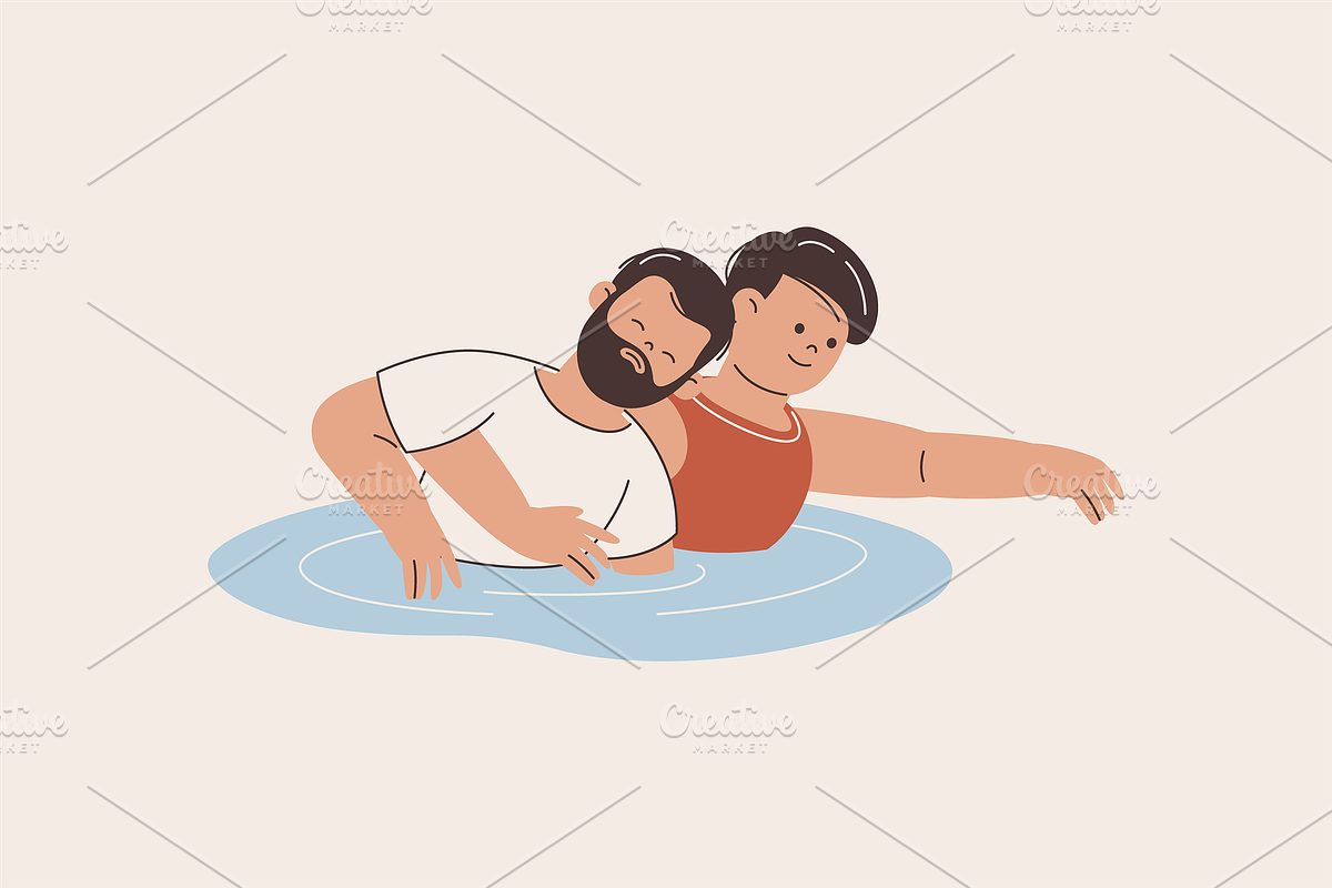 Lifeguard Beach Illustration, an Object Graphic by Jump Studio (Photo 15 of 16)