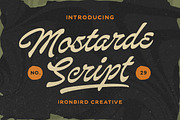 IC Mostarde - Script Font, a Script Font by IronbirdCreative (Thumbnail 1 of 9)