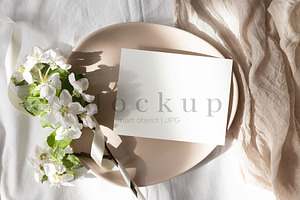 Card Mockup 5.5x4.25 g45, a Product Mockup by PawMockups