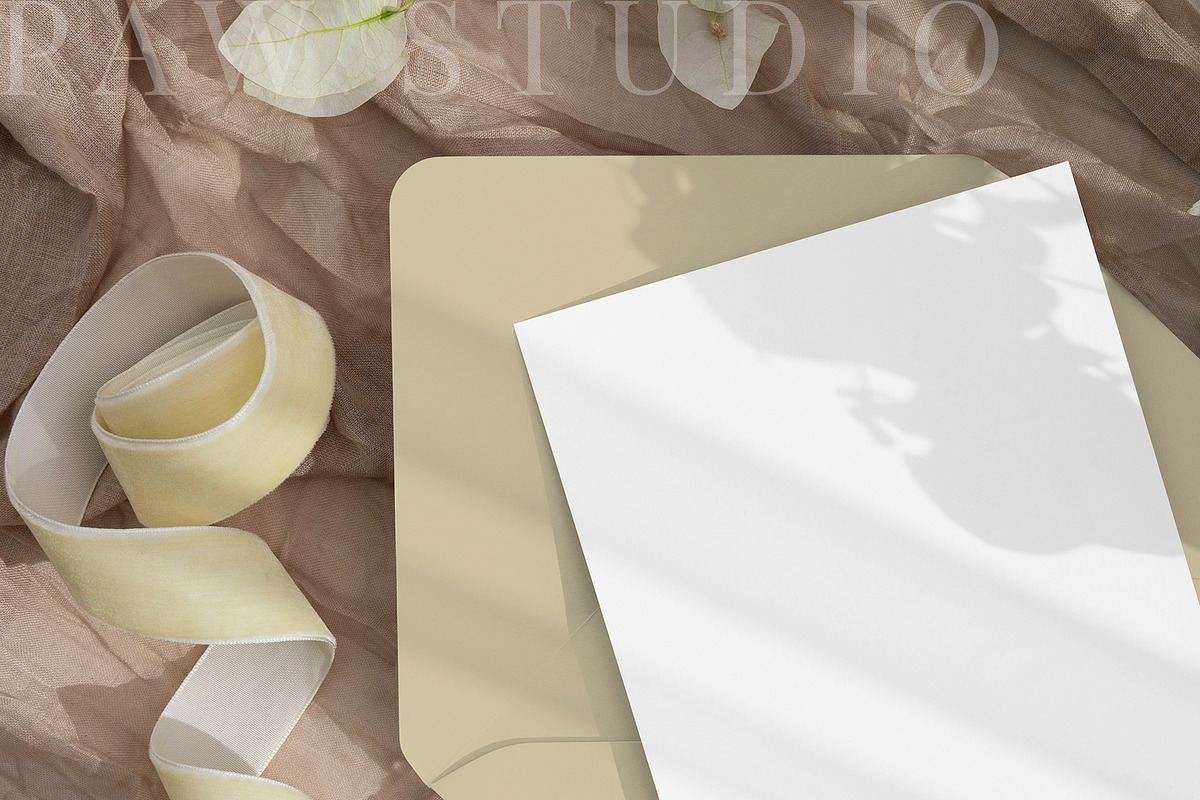 Card Mockup 5x7 Wedding BGF 8e, a Product Mockup by PawMockups (Photo 3 of 11)