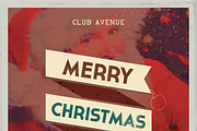 Christmas Vintage Flyer, Posters, a Flyer Template by SPACECAKE (Thumbnail 1 of 5)