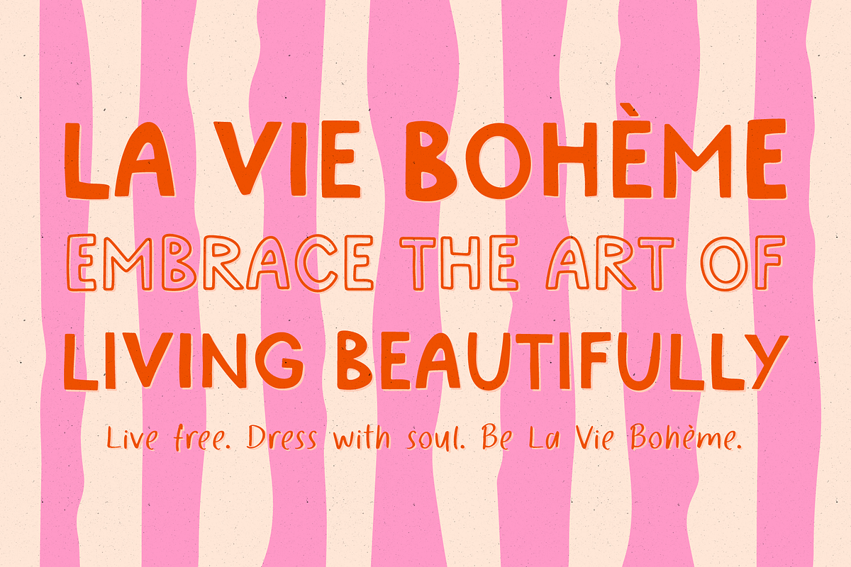 Handwritten Sans Outline Display, a Handwritten Font by Kaya Fonts (Photo 16 of 24)