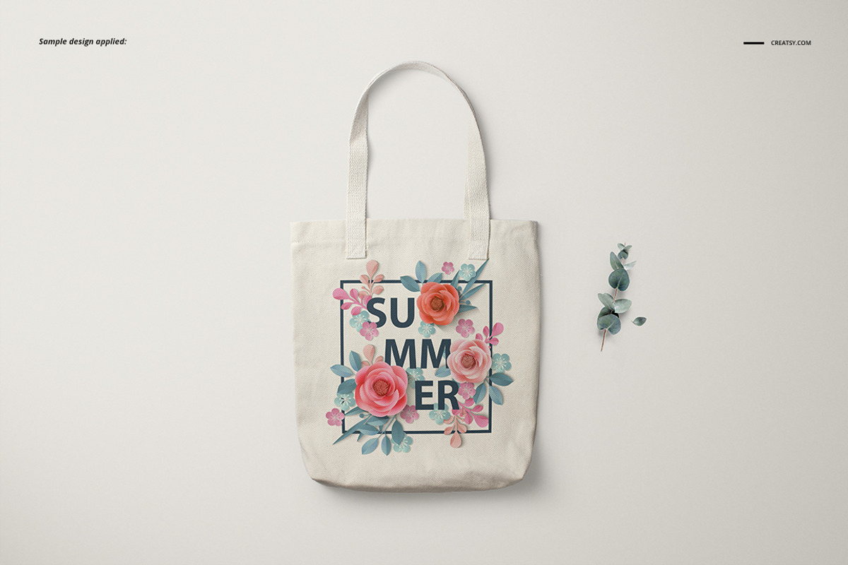 Los Angeles Apparel Tote Bag Mockup, a Merchandise Mockup by creatsy5 (Photo 3 of 11)
