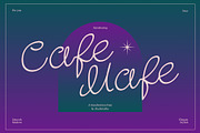 BRY Cafe Mafe - Handwritten Script, a Handwritten Font by StudioinBry (Thumbnail 1 of 10)
