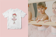 Ballet. Hand drawn design, an Education Illustration by Elena Pimukova (Thumbnail 3 of 8)