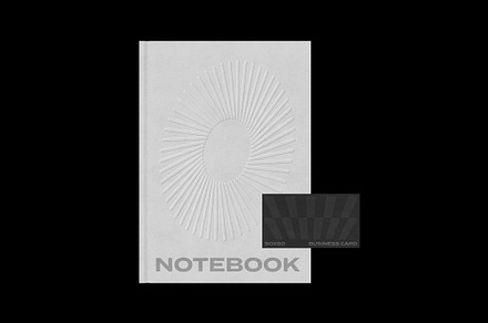 Notebook & Business Card Mockup, a Pens & Pencil Mockup by Design Squad