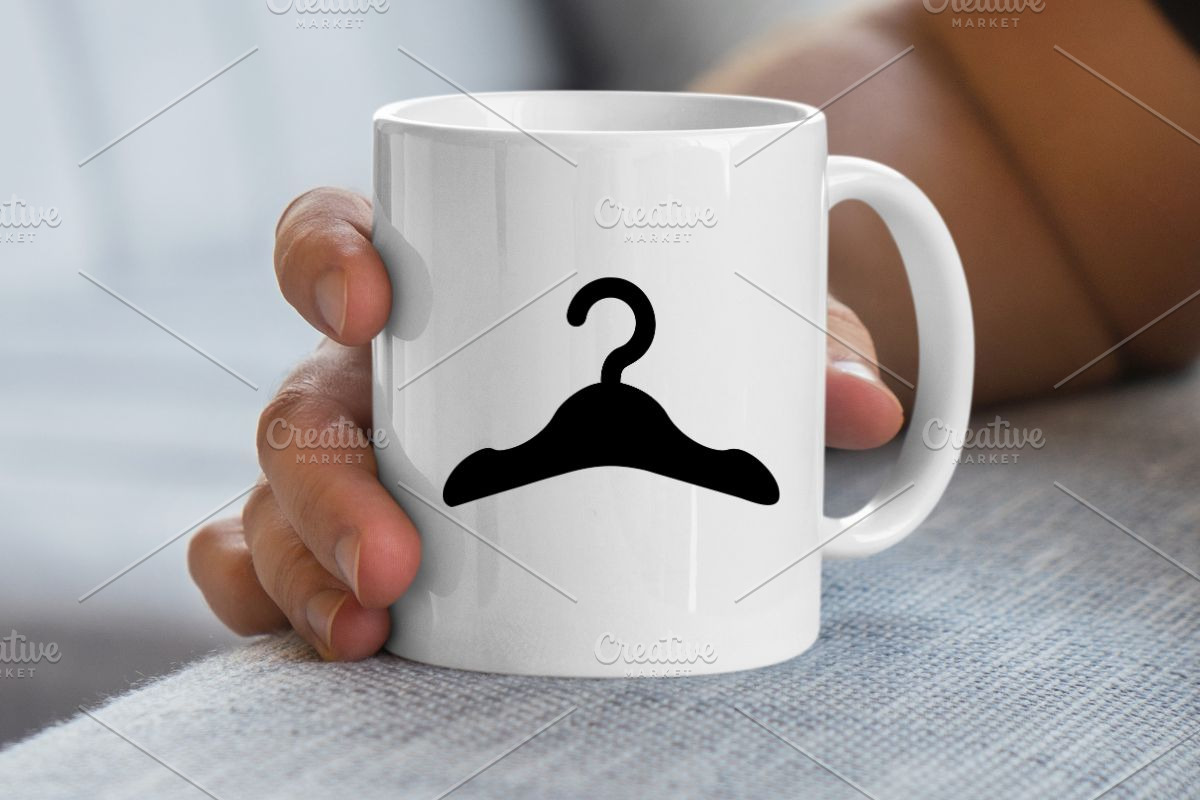 Hanger for Clothes Silhouette SVG, an Object Illustration by newminddesign (Photo 5 of 10)