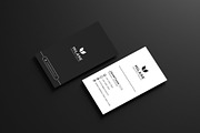 2 in 1 Minimal Business Card, a Business Card Template by Creative_Arts (Thumbnail 1 of 4)