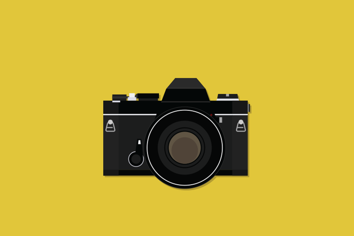 Vintage SLR Camera, an Illustration by JD Creative