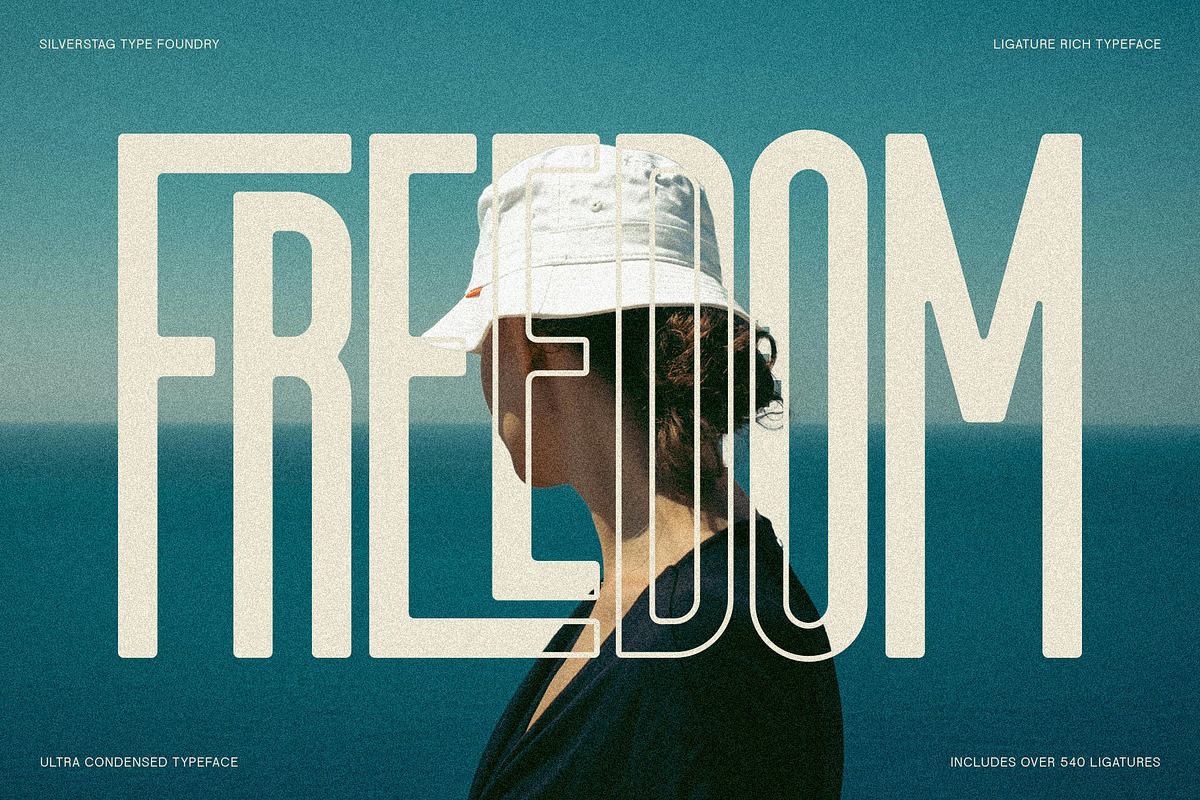 First Contact - 16 Fonts in One Pack, a Sans Serif Font by SilverStag Type Foundry (Photo 25 of 30)