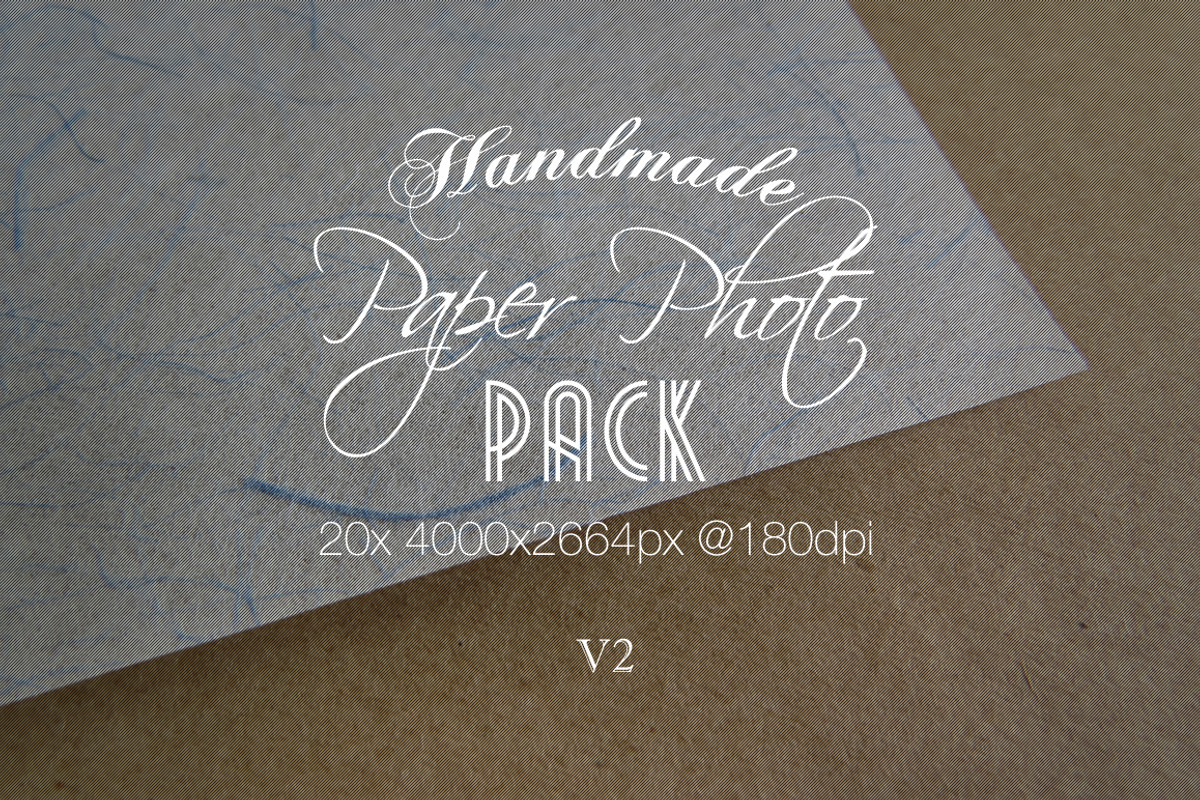 Handmade paper photo pack v2 containing photo texture, vintage design, and preview 5