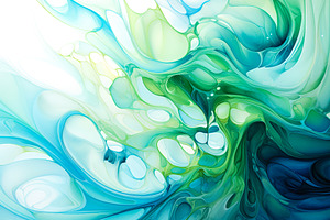 Aquatic Dreamscape ai, a Background Photo by Ocean Digital Art
