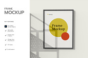 Wall Poster Frame Mockup, a Product Mockup by graphypix (Thumbnail 2 of 4)