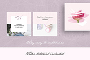 Rosegold Instagram Puzzle, a Social Media Template by Crevo Studio (Thumbnail 8 of 8)