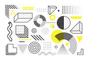 60 geometric shapes, 30 posters, a Shape Add-On by softulka (Thumbnail 4 of 19)