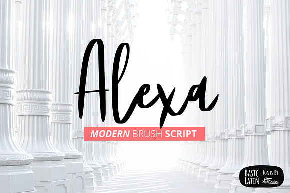 Alexa Modern Brush Script preview 5