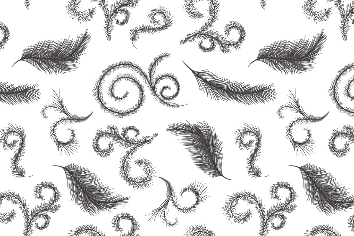 Vector feathers: patterns, a Graphic by lycka (Photo 3 of 5)