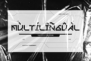 Neotriad - Futuristic Font, a Sans Serif Font by Hakara Type (Thumbnail 7 of 7)