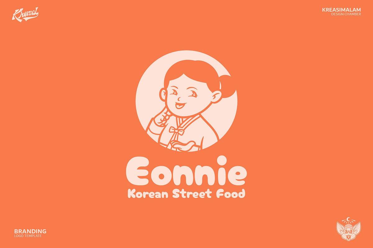 Eonnie Logo Template, a Branding & Logo Template by Kreasi Malam (Photo 3 of 12)