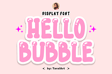 Hello Bubble - Cute Bubble Font