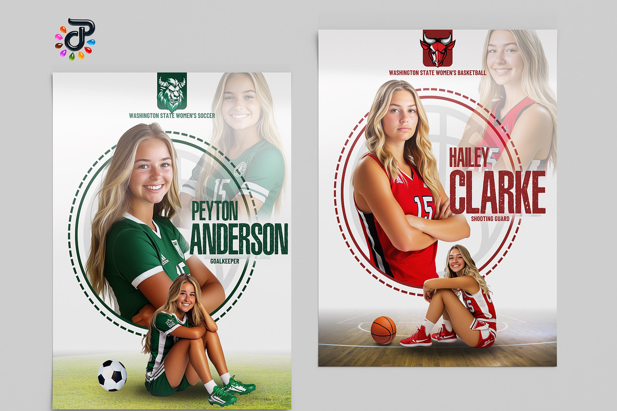 Athlete Sports Canva Template Flyer, a Flyer Template by Protech Design ENT (Photo 3 of 5)