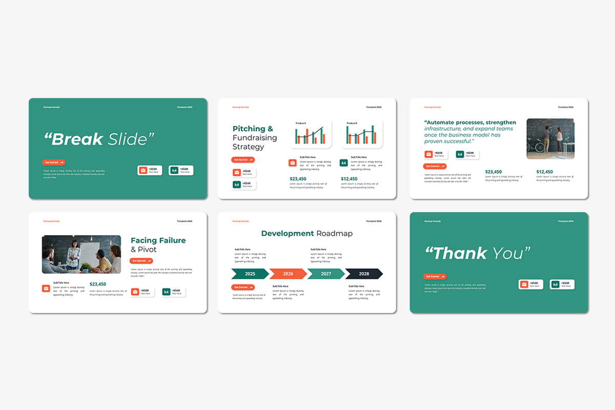 Startup Genesis - Keynote Template, a Presentation Template by QR Design Studio (Photo 3 of 3)