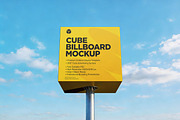 Cube Billboard Mockup, an Advertising Mockup by Pitchlook.Studio (Thumbnail 4 of 4)