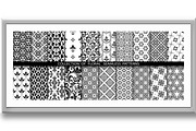 Geometric floral set of seamless, a Background Graphic by RODINA (Thumbnail 3 of 3)