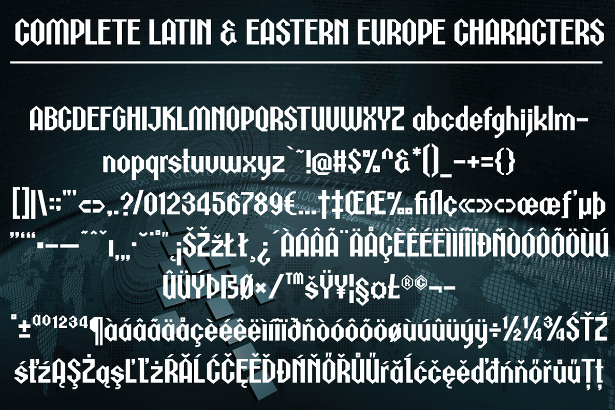 Rock Stair Font Trio preview 8