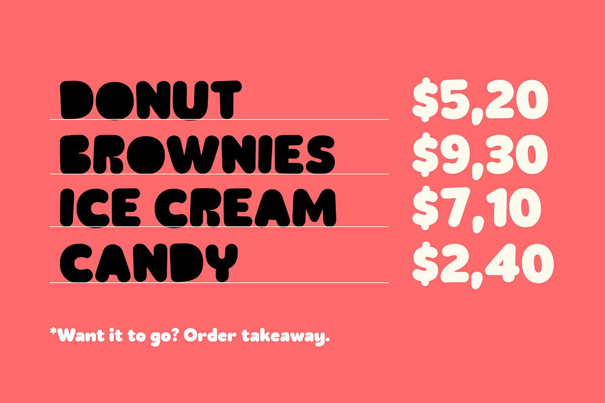 Caphole - Chunky Bold Font, a Sans Serif Font by Graptail (Photo 4 of 15)