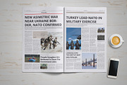 Global Newspaper Template, a Magazine Template by GreenDesign (Thumbnail 3 of 8)