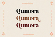 Qumora – Elegant Serif Typeface, a Serif Font by NTC Graphic (Thumbnail 6 of 20)