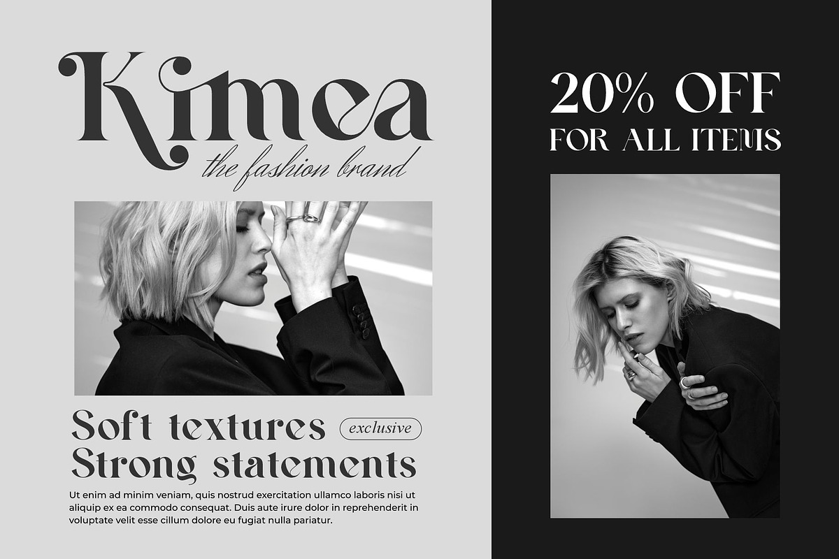 Rouica || Elegant Modern Serif Font, a Serif Font by Ermedia Studio (Photo 3 of 10)