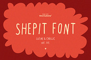 Shepit Font - Latine & Cyrillic, a Handwritten Font by line & plane (Thumbnail 1 of 11)