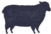 Lamb meat steak, sheep silhouette, a Food Illustration by Foxys Graphic (Thumbnail 2 of 3)