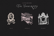 University Clipart, College Vectors, an Education Illustration by The October Creative (Thumbnail 7 of 13)