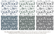 Woodland Toile de Jouy Pattern, a Pattern Graphic by Hughes Studio (Thumbnail 2 of 7)