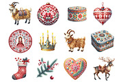 Nordic Christmas Swedish Art, a Graphic by CitraGraphics (Thumbnail 3 of 4)