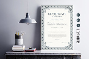 482. Modern Certificate Template