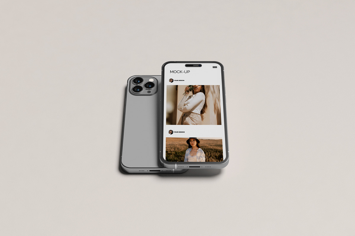PHONE 14 MOCK-UP, a Social Media Template by Graphic_world89 (Photo 3 of 6)