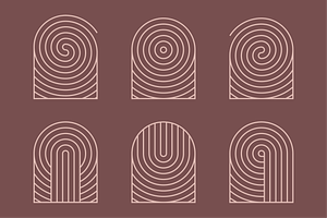 Archway Door Circle Line Logo, a Branding & Logo Template by Signatoro