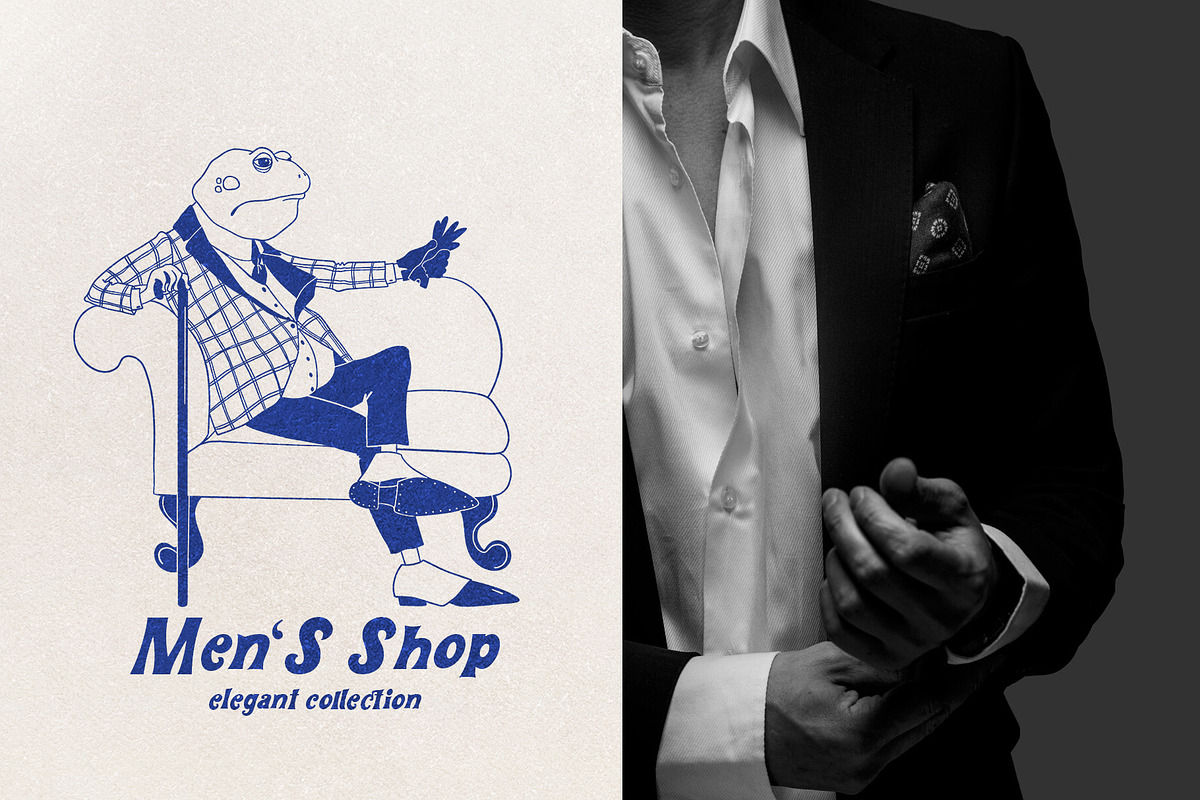 Toad Gentleman Vintage Illustrations, an Animal Illustration by ArtPavo (Photo 8 of 9)
